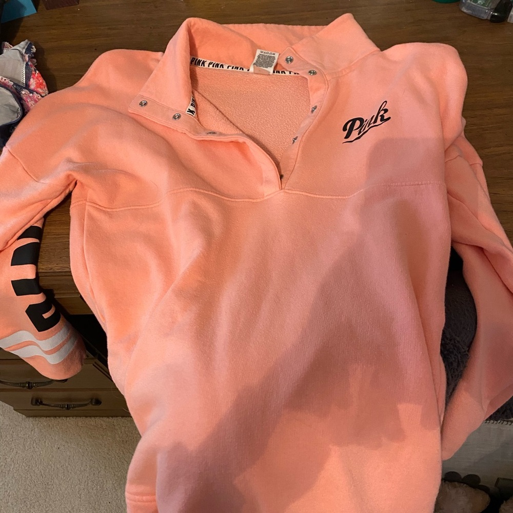 Victoria secret Pink coral sweatshirt